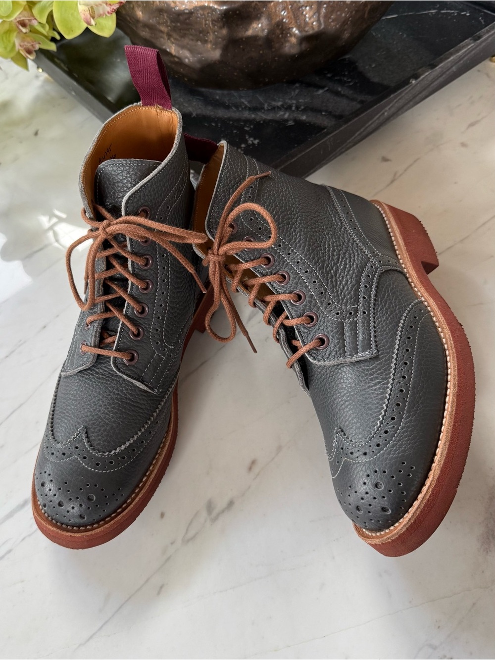 Tricker’s brogue women’s boots excellent condition - Picture 8 of 16